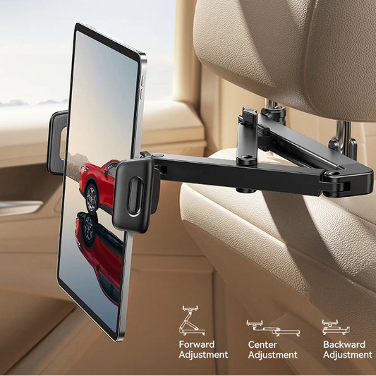 Support Tablette Voiture Appuie-Tête Joyroom – 3 en 1, Bras Extensible, Rotation 360°