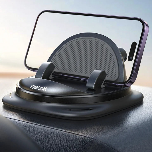 Support Téléphone Voiture – Fixation Tableau de Bord, Rotation 360°, Pose à Une Main, Base Nano-Gel Antidérapante