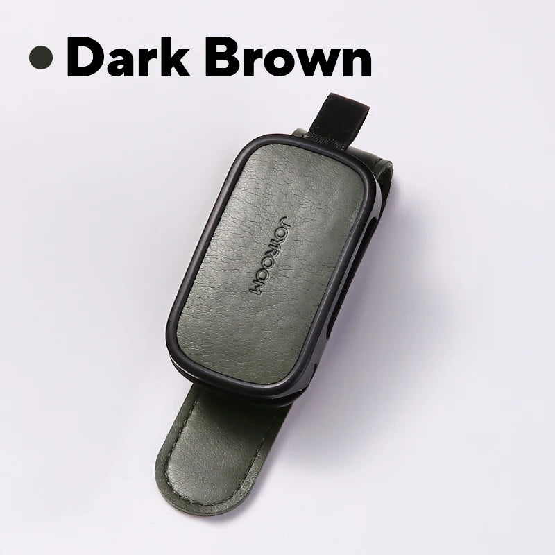 Support de Lunettes Voiture – Clip Magnétique Universel pour Pare-Soleil avec Rangement Cartes & Tickets