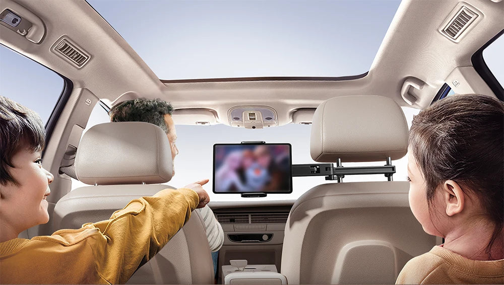 Support Tablette Voiture Appuie-Tête Joyroom – 3 en 1, Bras Extensible, Rotation 360°