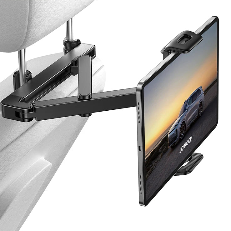 Support Tablette Voiture Appuie-Tête Joyroom – 3 en 1, Bras Extensible, Rotation 360°